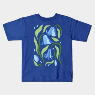 Bluebell Flowers Kids T-Shirt